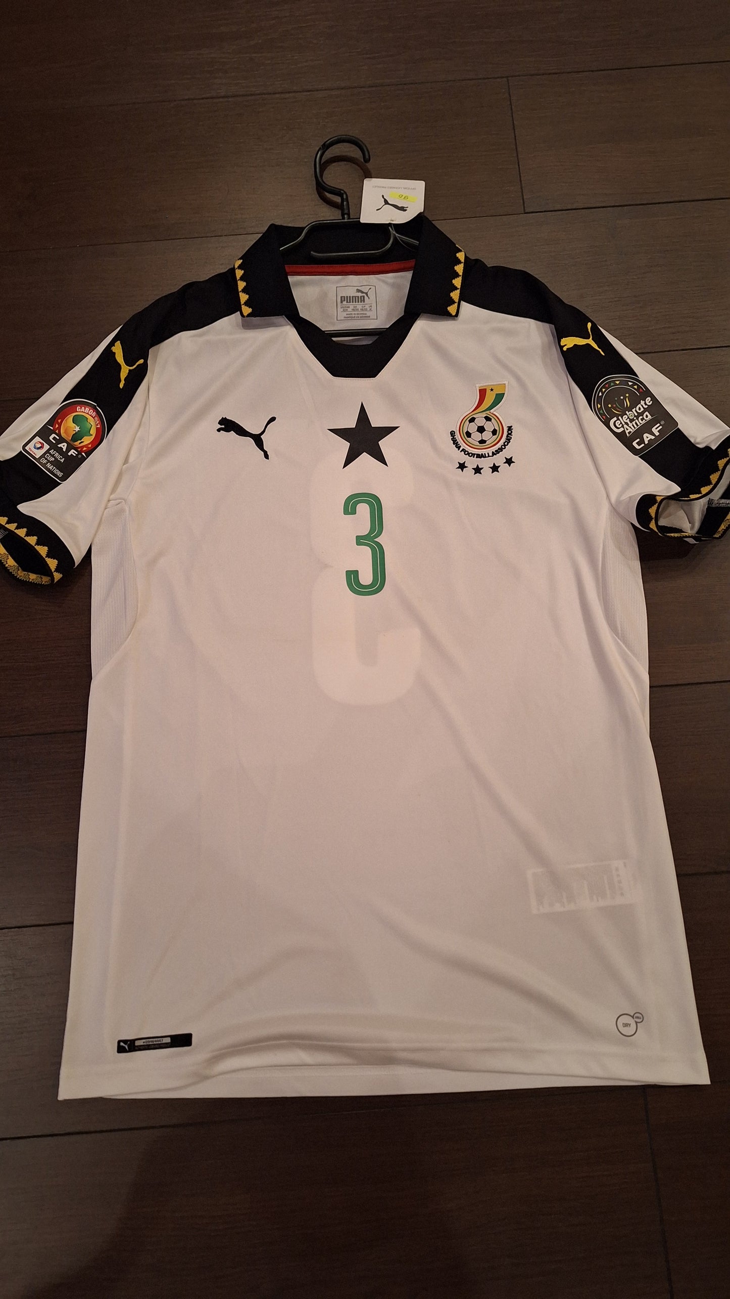 Tricou fotbal Ghana, Gyan 3, M