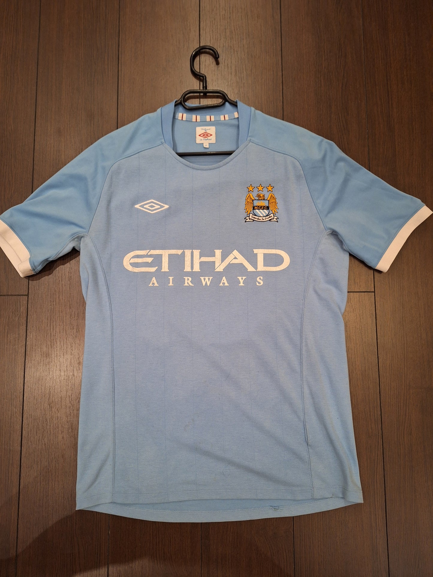 Tricou fotbal Manchester City 2010-2011, Kompany 4, M