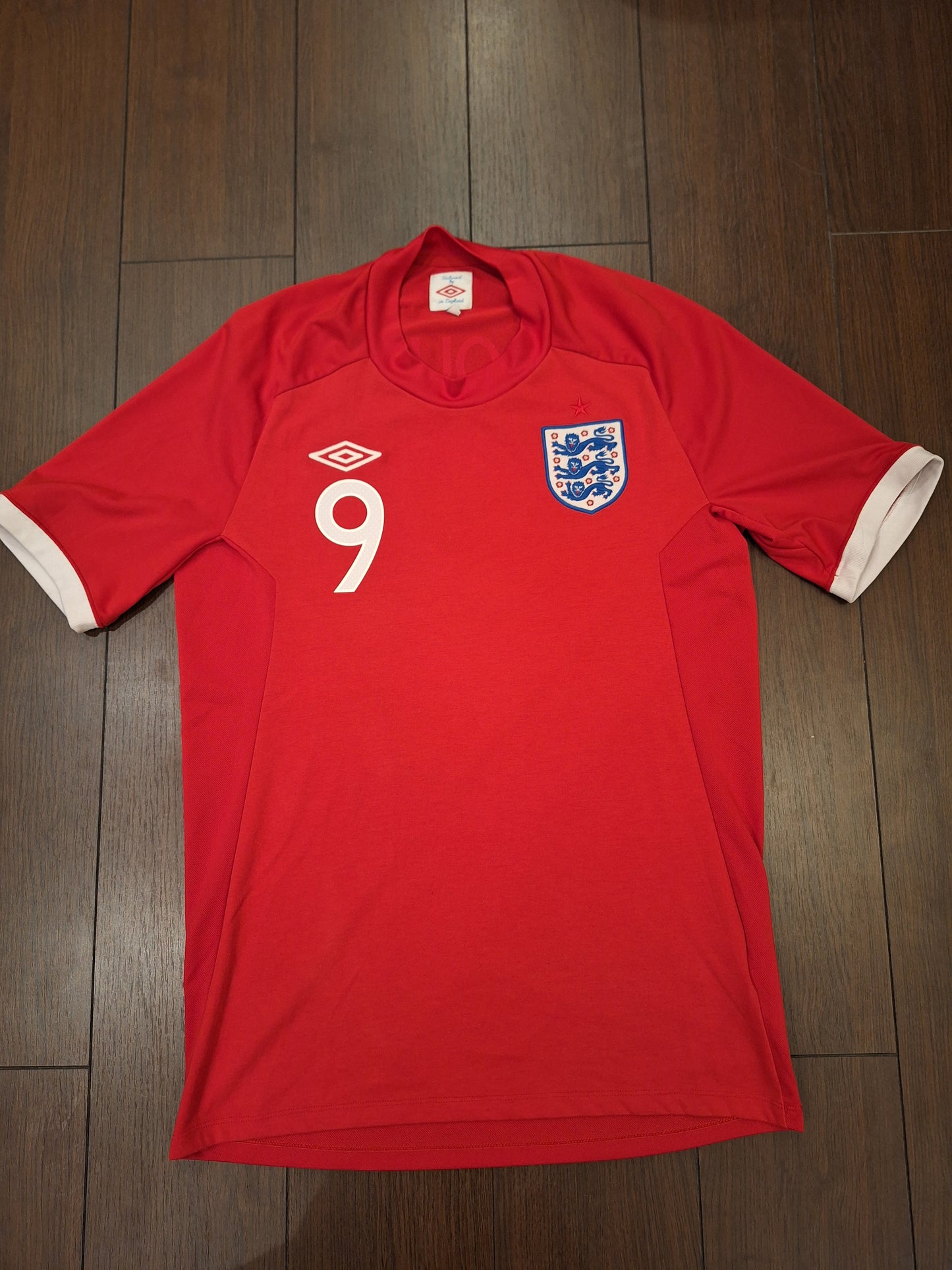 Tricou fotbal Anglia 2010, Crouch 9, M