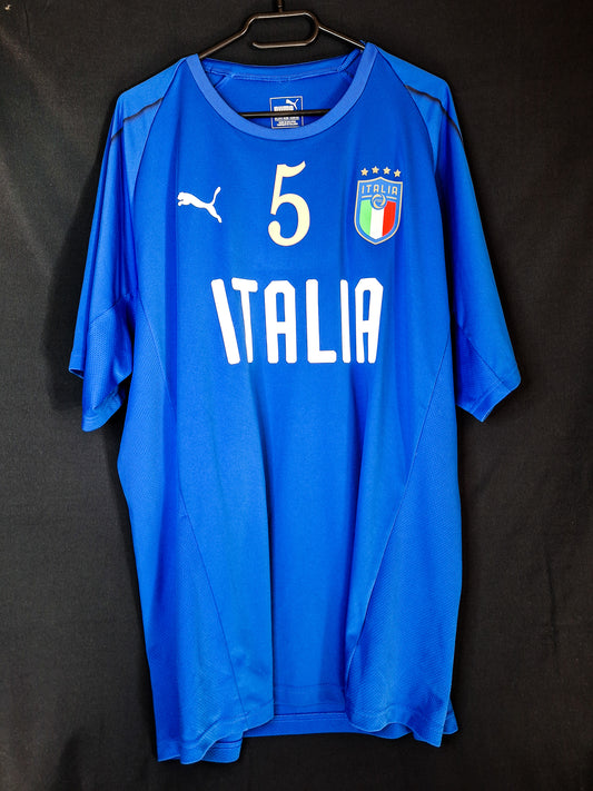 Tricou fotbal antrenament Italia, Cannavaro 5, 3XL