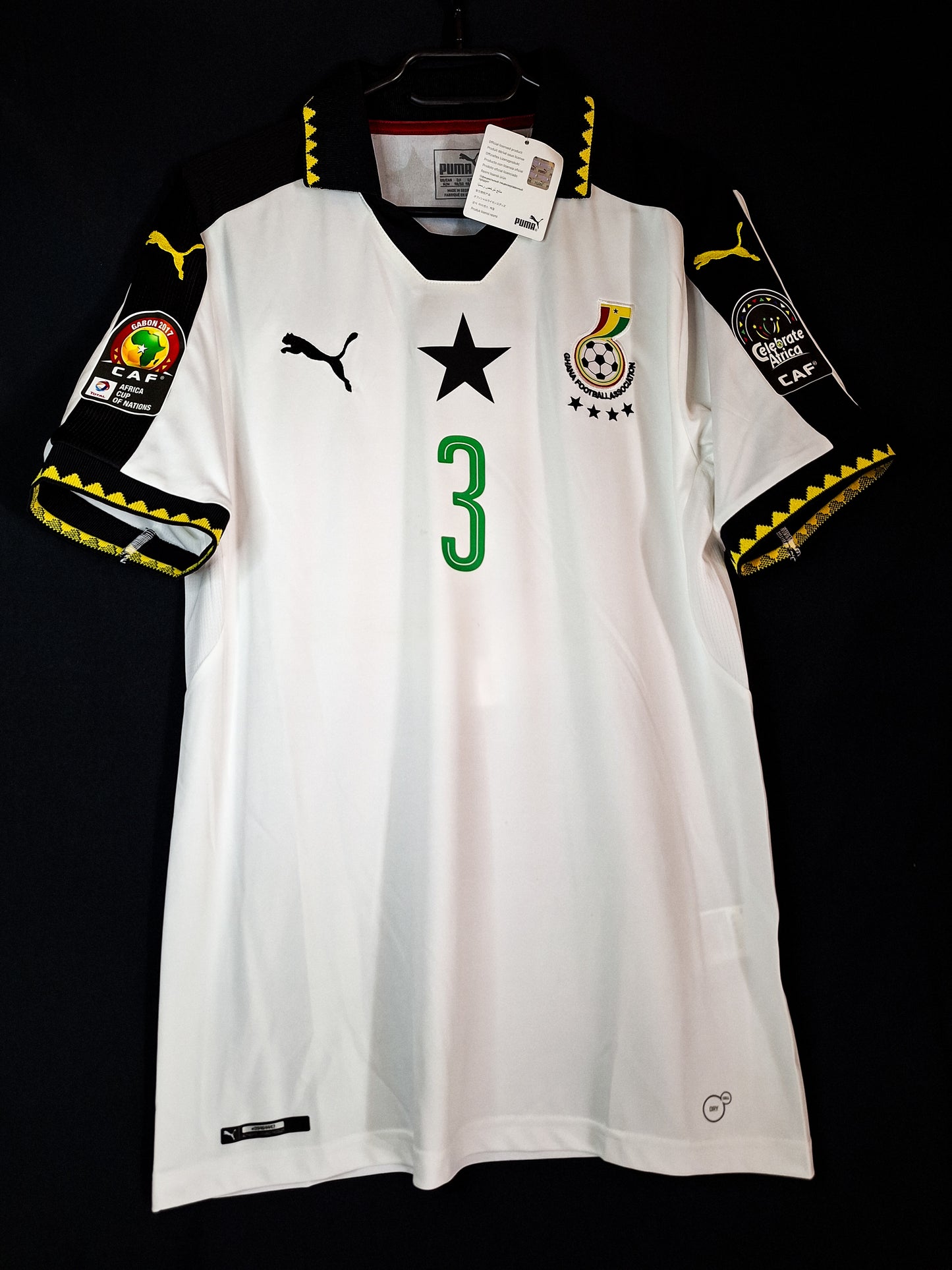 Tricou fotbal Ghana, Gyan 3, M