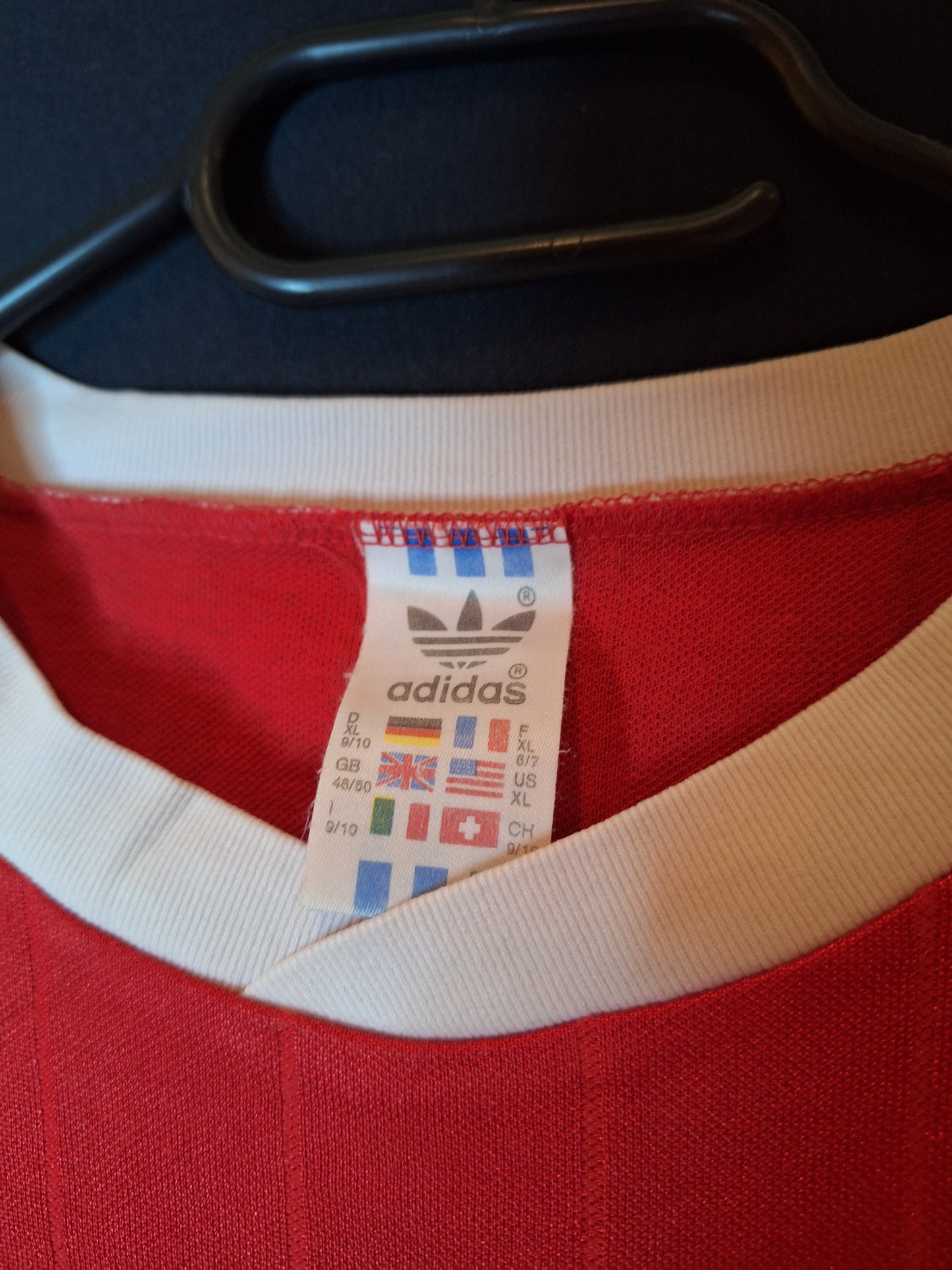Tricou fotbal retro adidas, Frankfurt Allianz, XL
