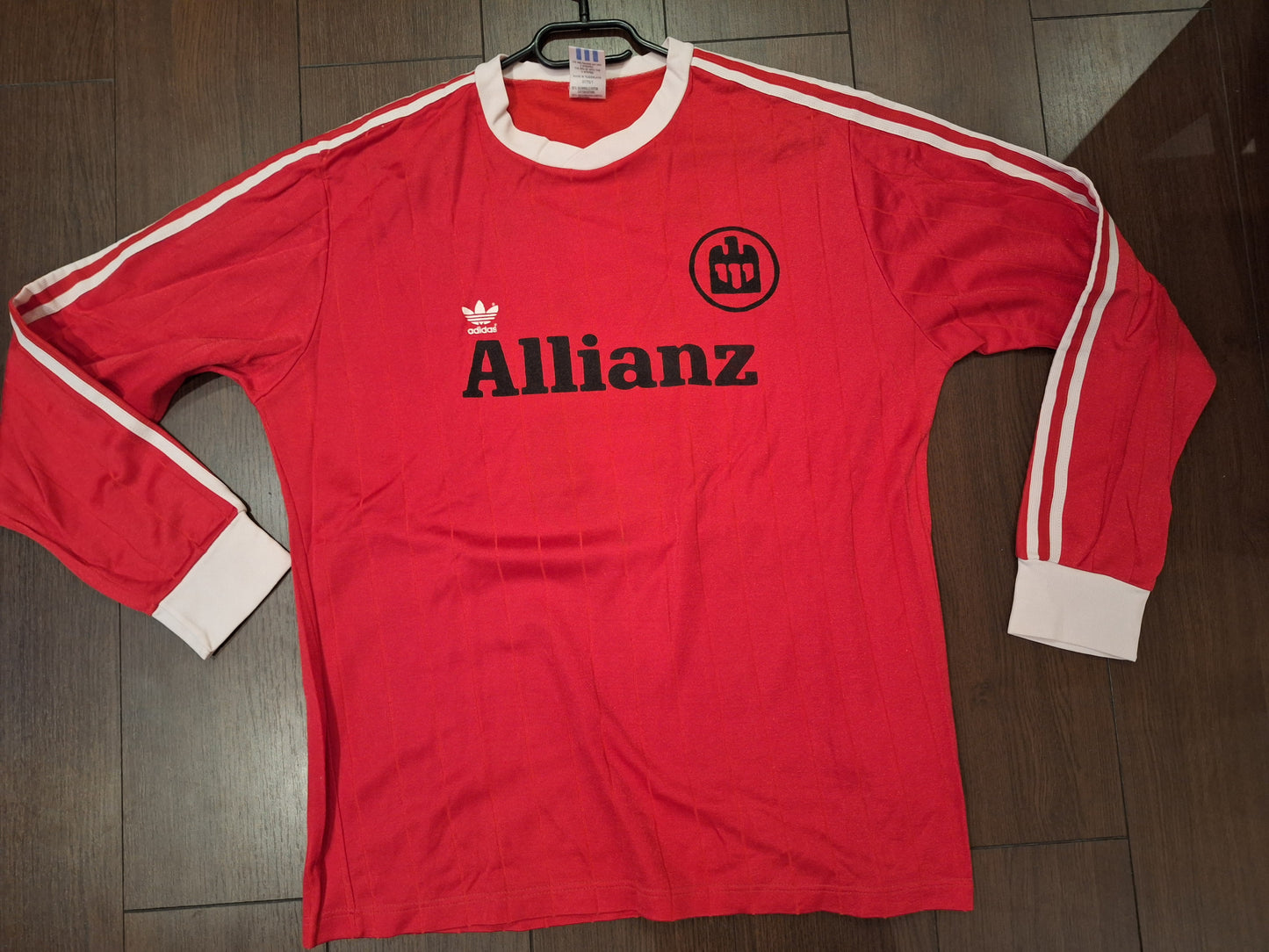 Tricou fotbal retro adidas, Frankfurt Allianz, XL