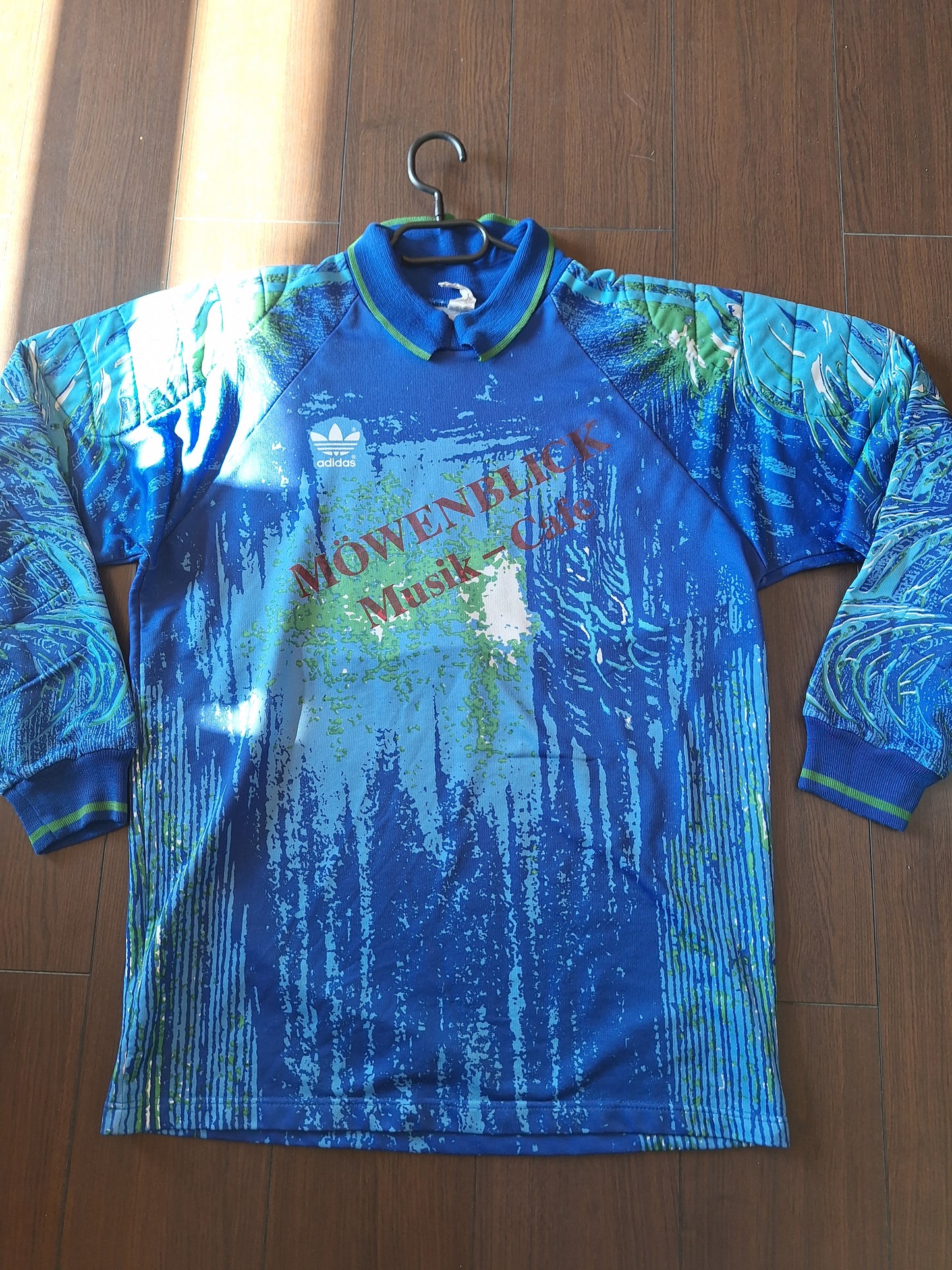 Tricou fotbal vintage Adidas portar, L