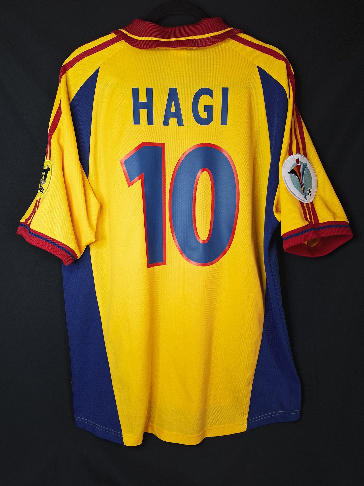 Tricou fotbal România 2000, Hagi 10, L/XL