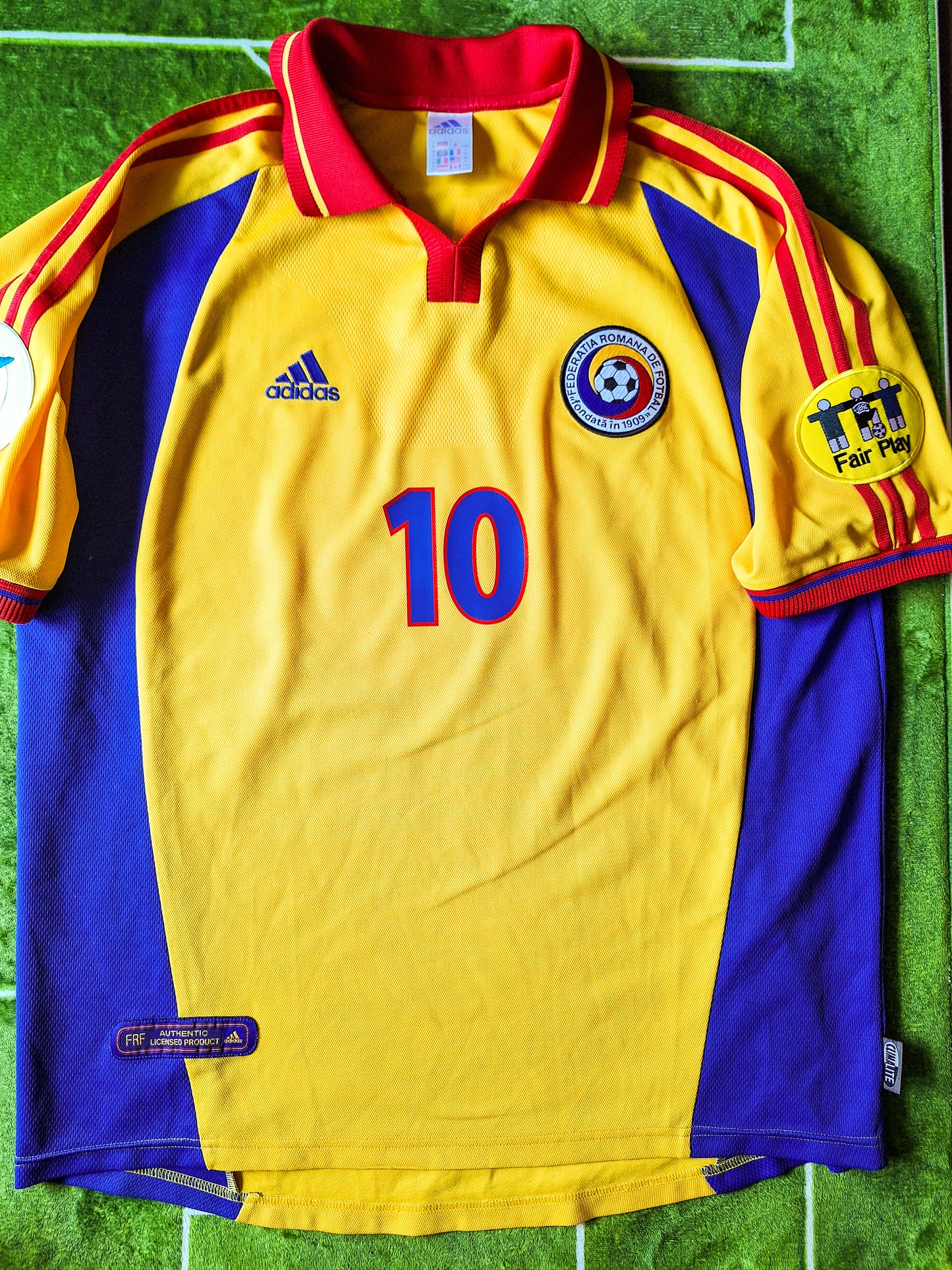 Tricou fotbal România 2000, Hagi 10, L/XL