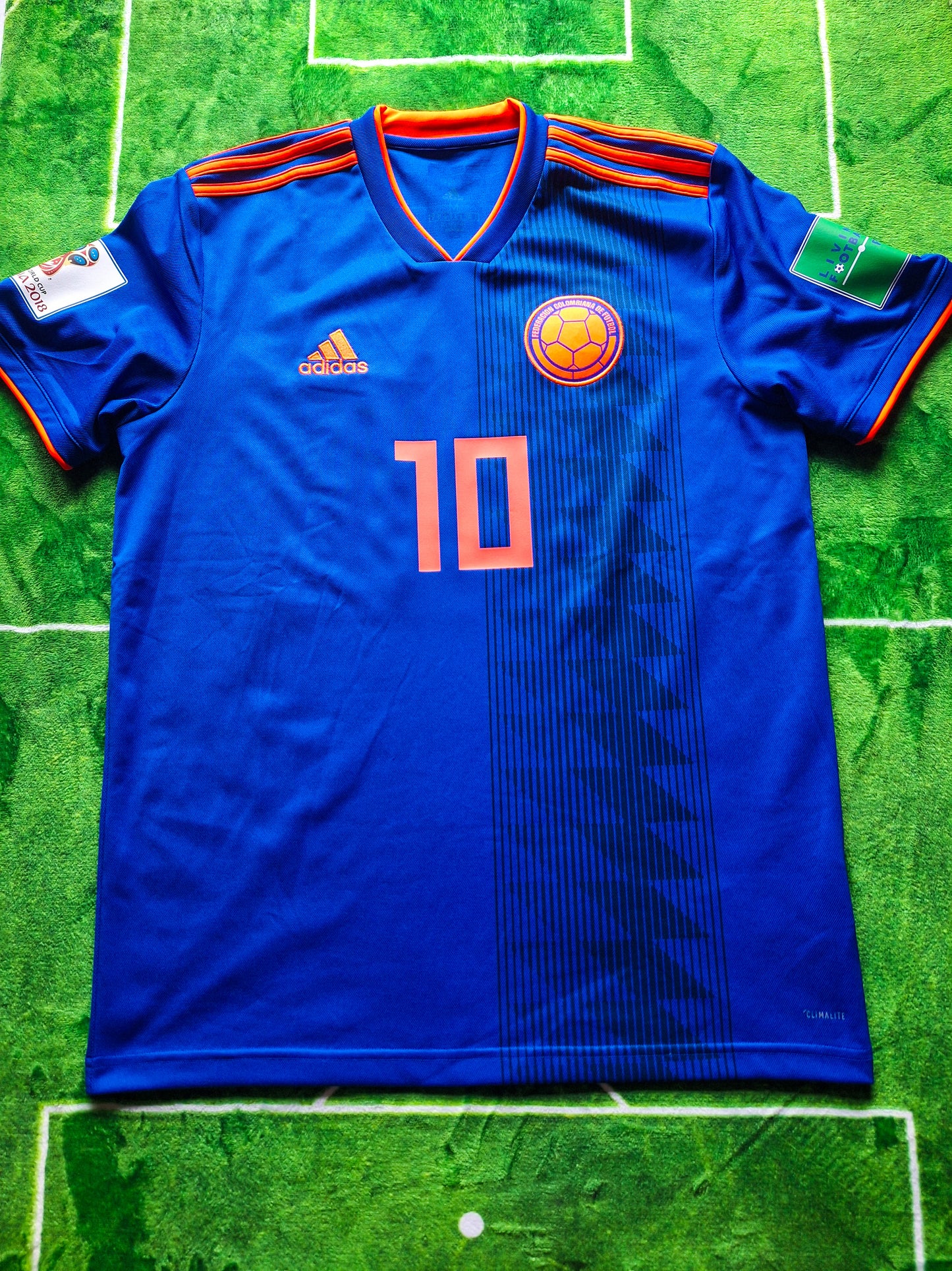 Tricou fotbal Columbia 2018, James 10, M