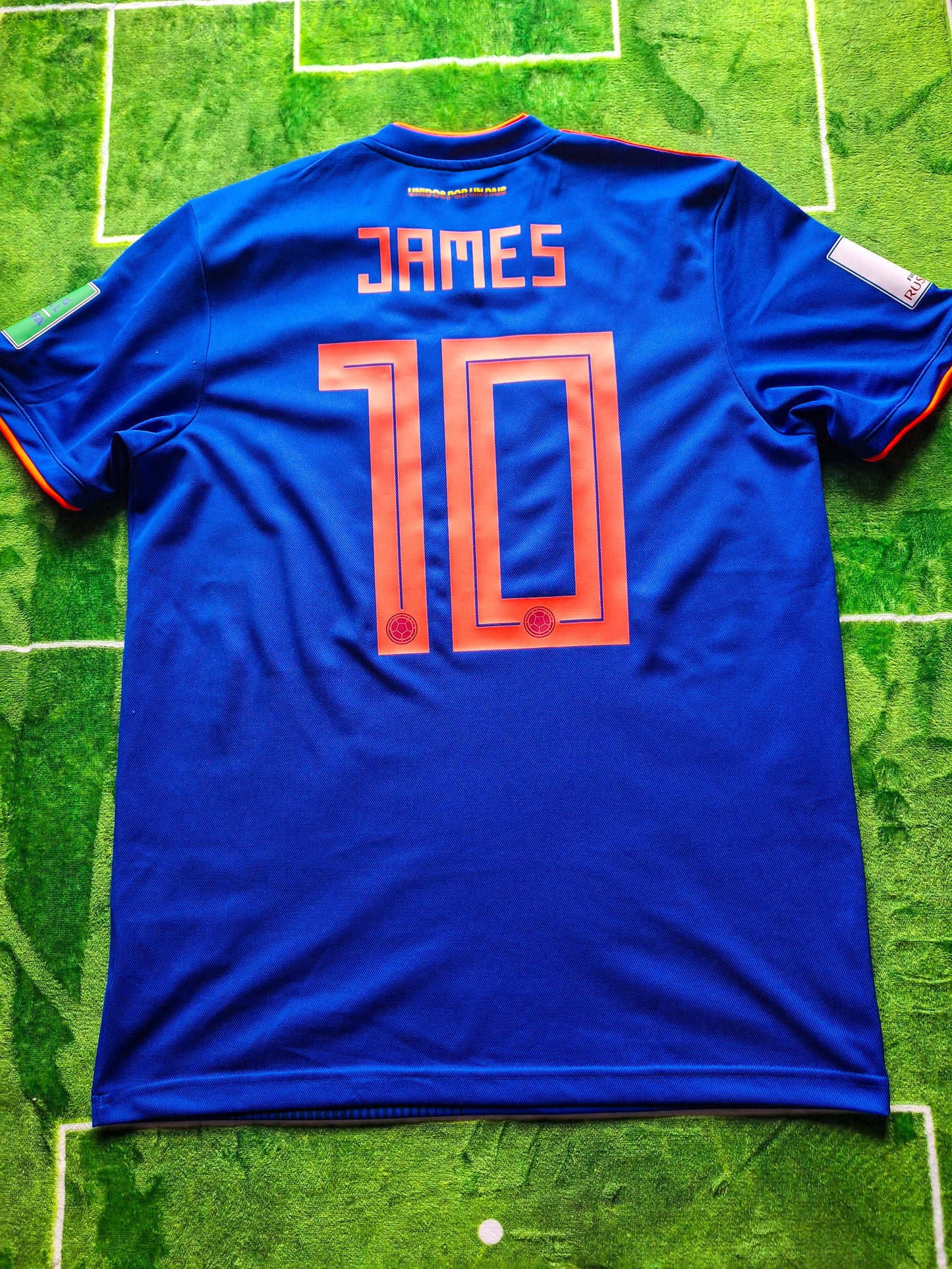 Tricou fotbal Columbia 2018, James 10, M