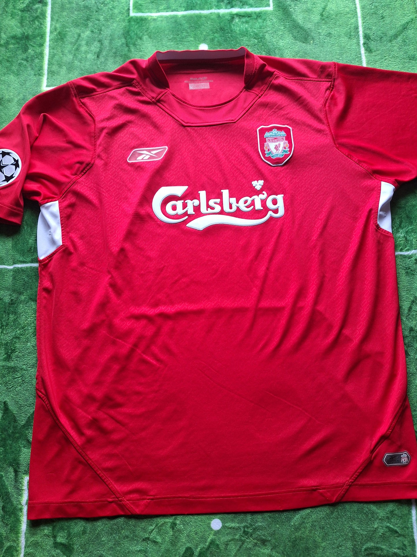 Tricou fotbal Liverpool 2005, Gerrard 8, XL