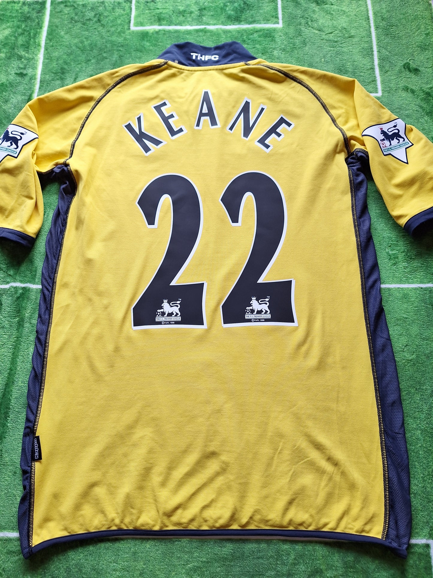 Tricou fotbal Tottenham 2002-2003, Keane 22, M/L