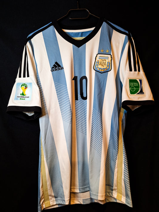 Tricou fotbal Argentina 2014, Messi 10, M