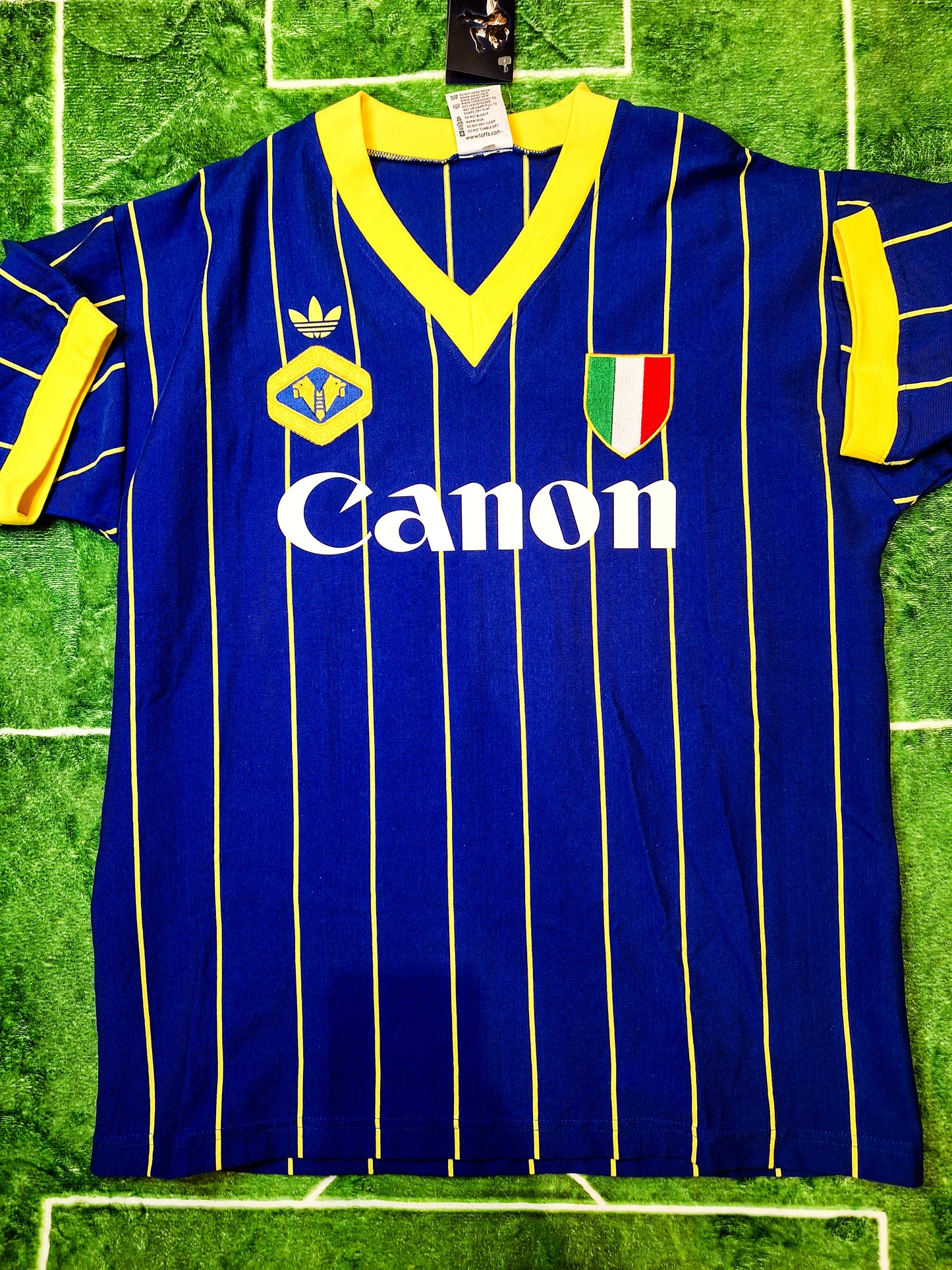 Tricou fotbal retro Verona 1985, L/XL