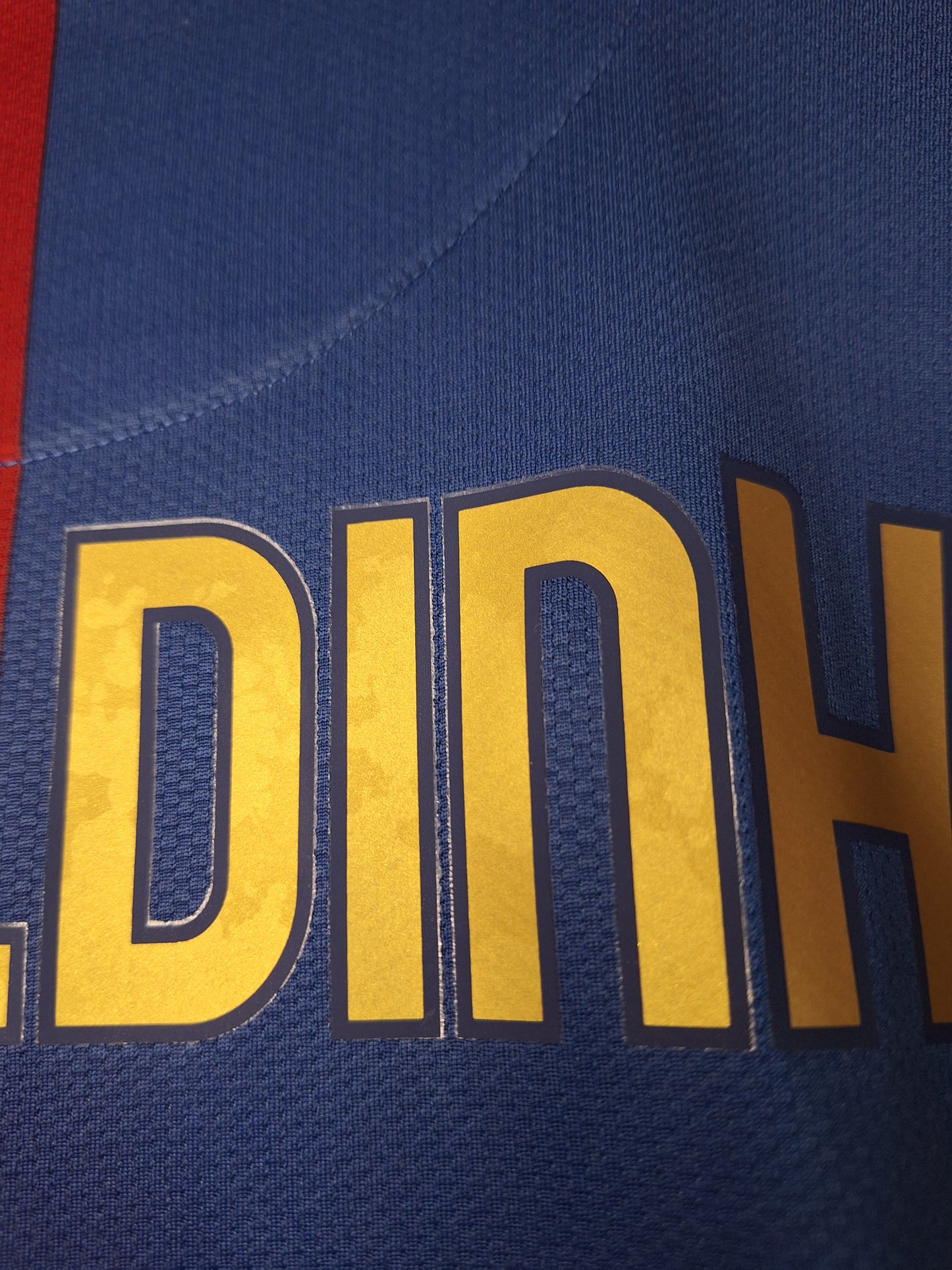 Tricou fotbal Barcelona 2006-2007, Ronaldinho 10, L