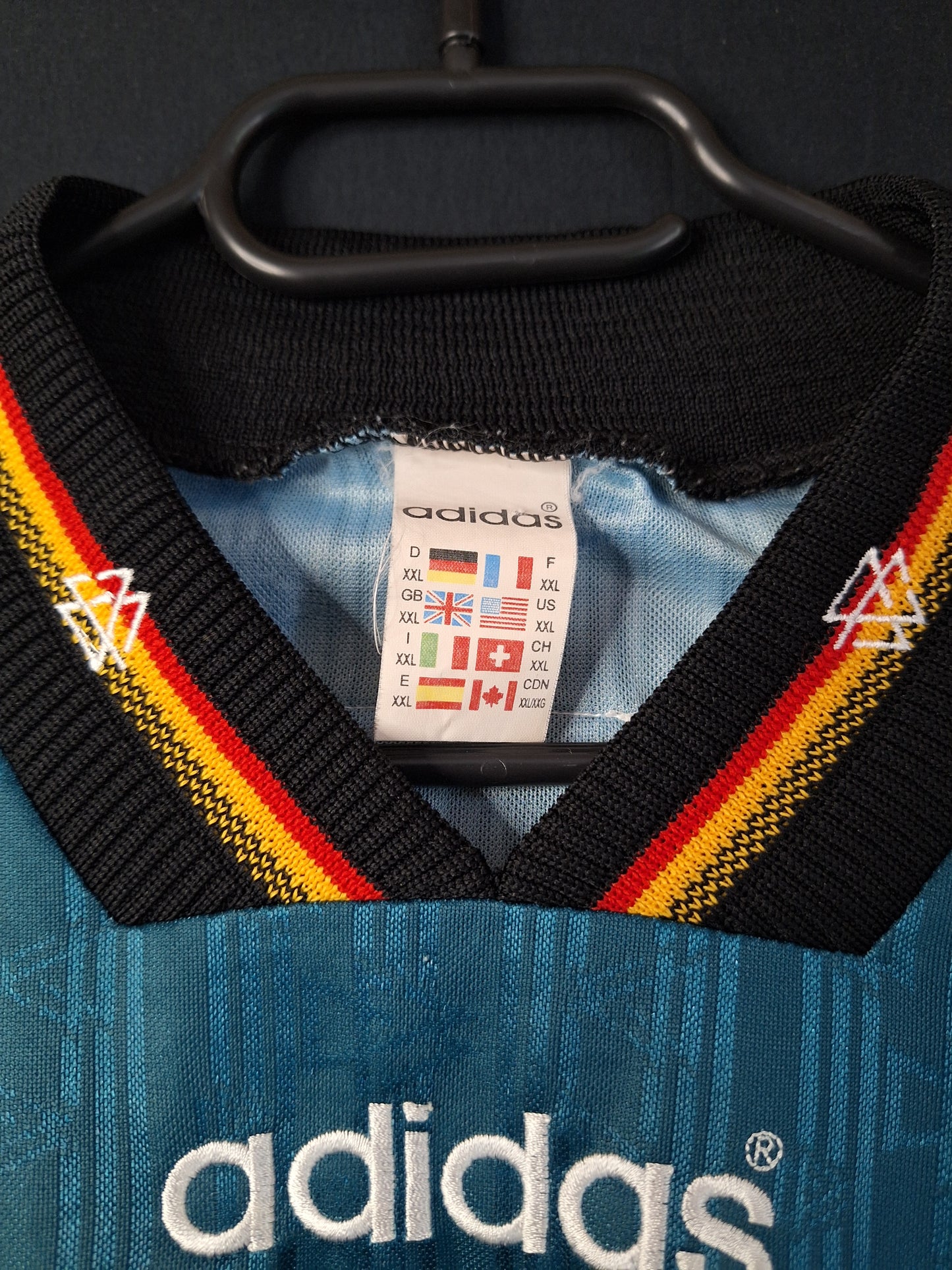 Tricou fotbal Germania 1996, Moller 7, XXL