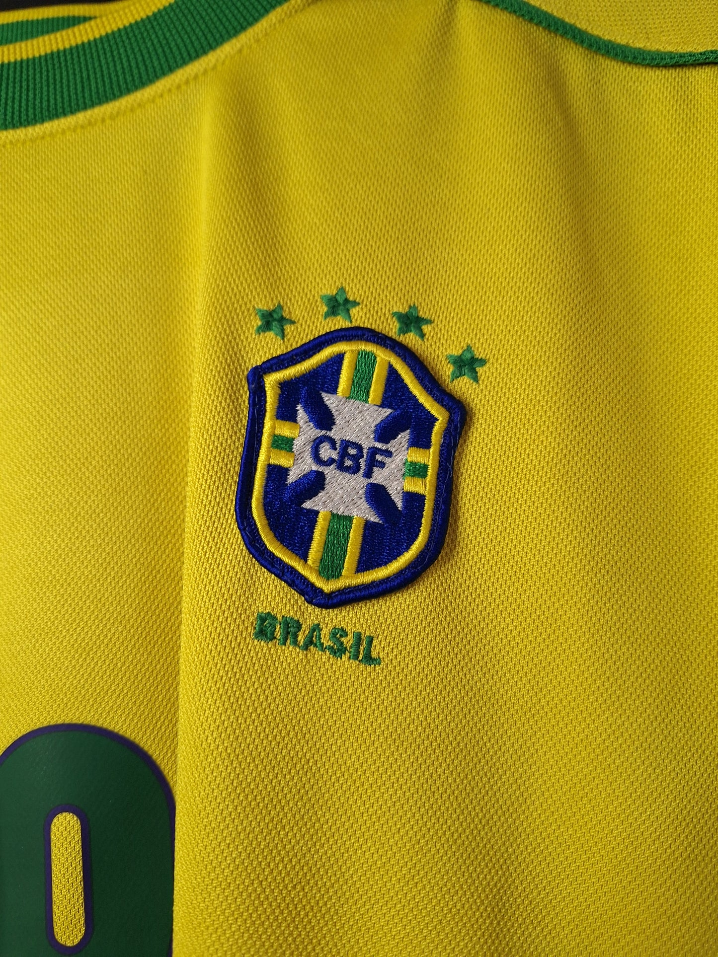 Tricou fotbal Brazilia 1998, Ronaldo 9, M