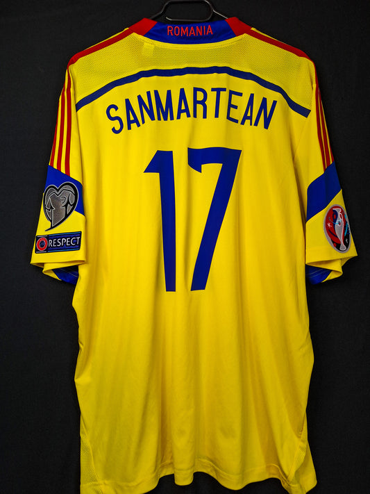 Tricou fotbal Romania 2014, Sânmărtean 17, XL