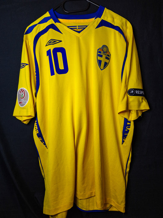 Tricou fotbal Suedia 2008, Ibrahimovic 10, XL