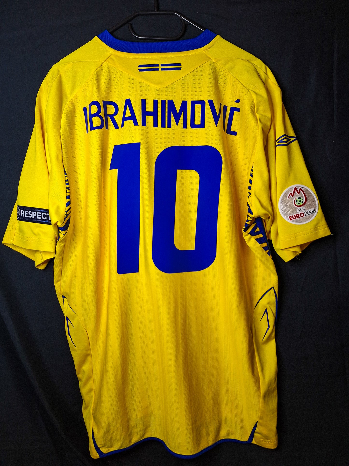Tricou fotbal Suedia 2008, Ibrahimovic 10, XL