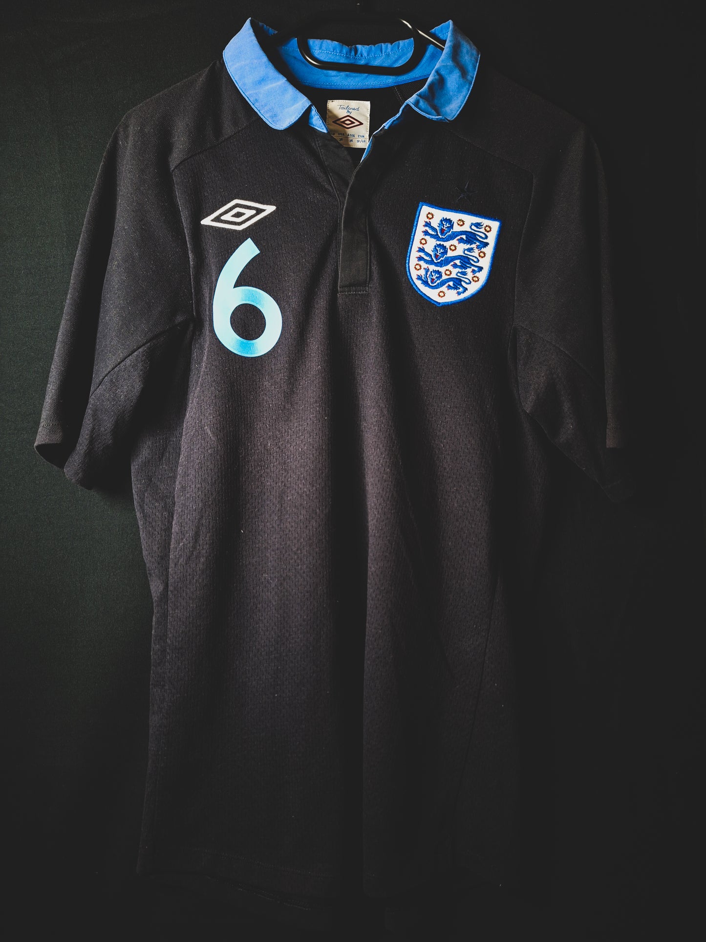 Tricou fotbal Anglia 2012, John Terry 6, S
