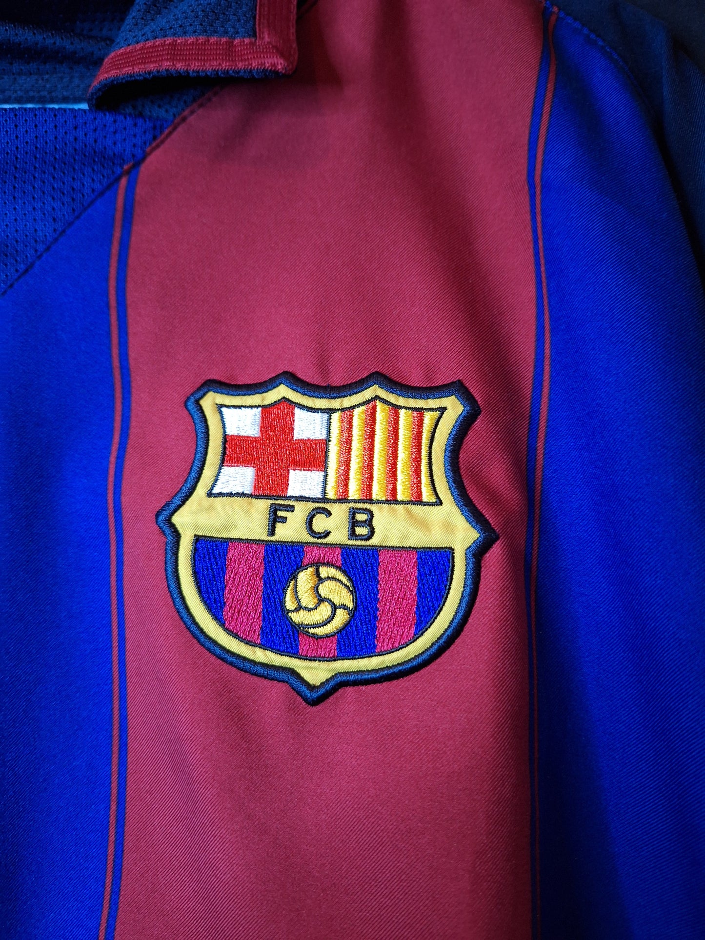 Tricou fotbal Barcelona 2003 2004, Ronaldinho 10, L