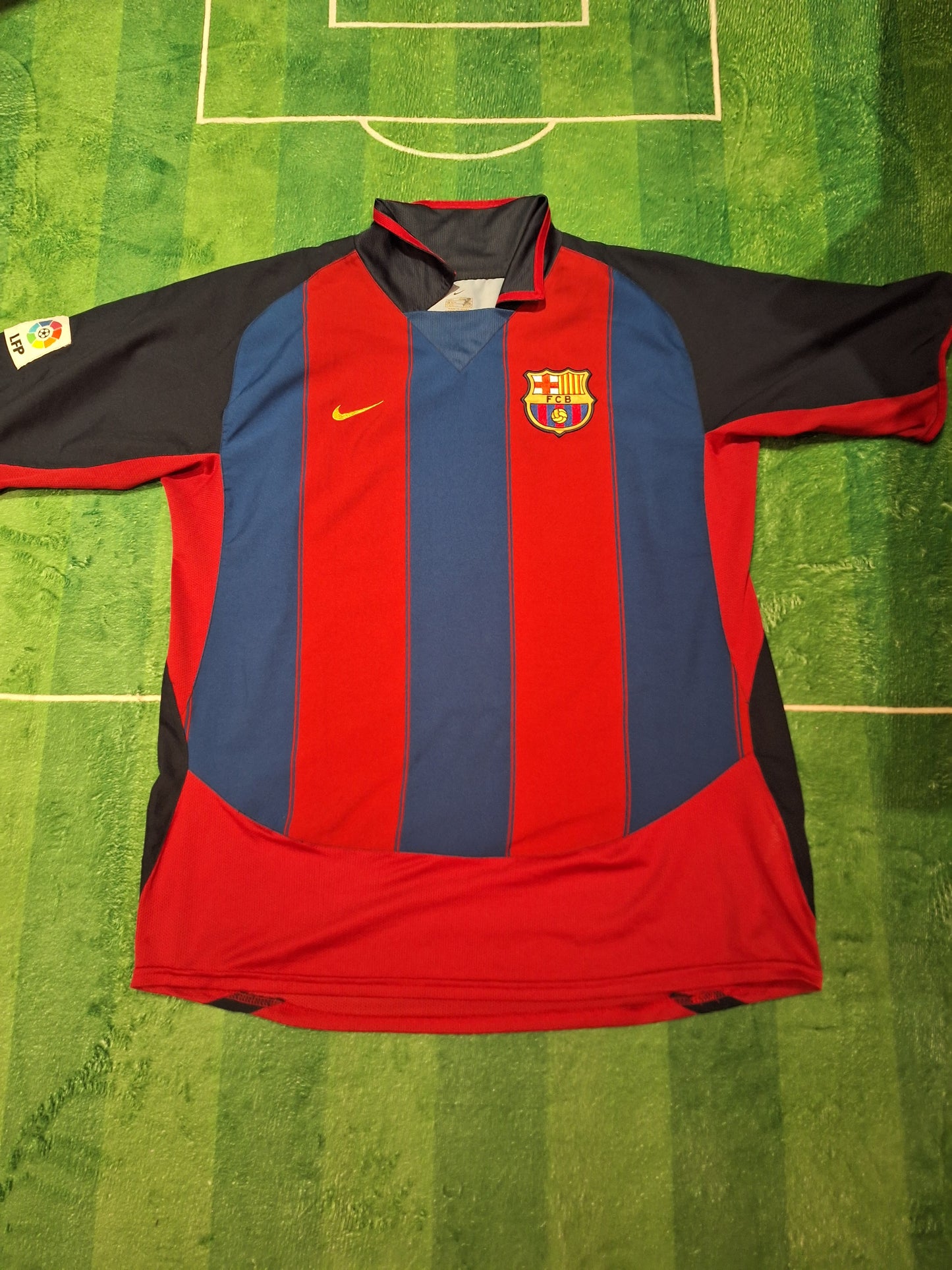 Tricou fotbal Barcelona 2003 2004, Ronaldinho 10, L