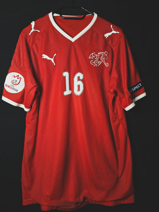 Tricou fotbal Elveția 2008, Barnetta 16, M