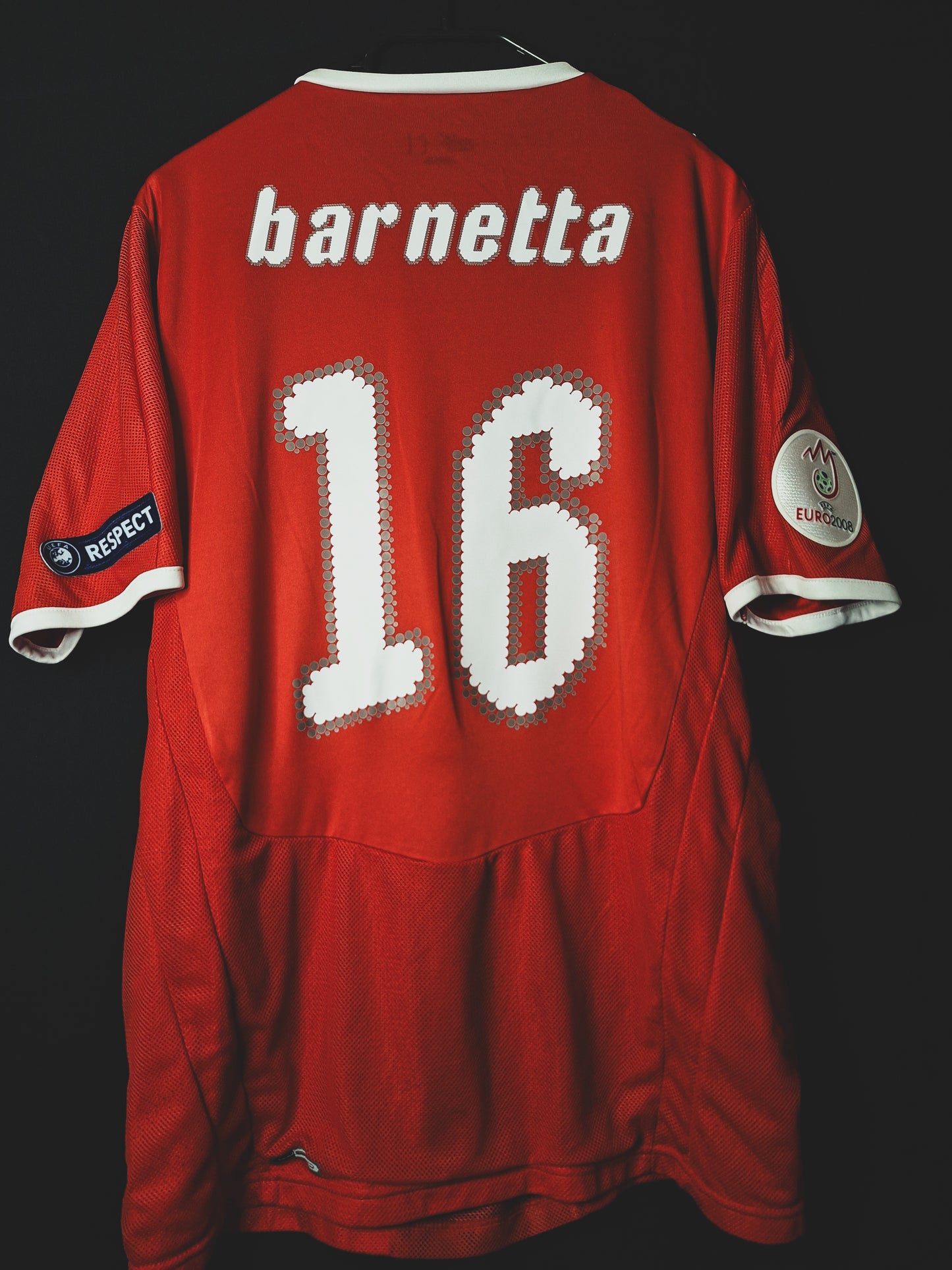 Tricou fotbal Elveția 2008, Barnetta 16, M