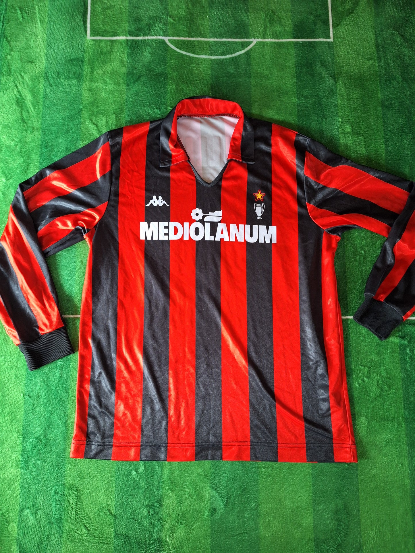 Tricou fotbal AC Milan 1990, Gullit 10, M