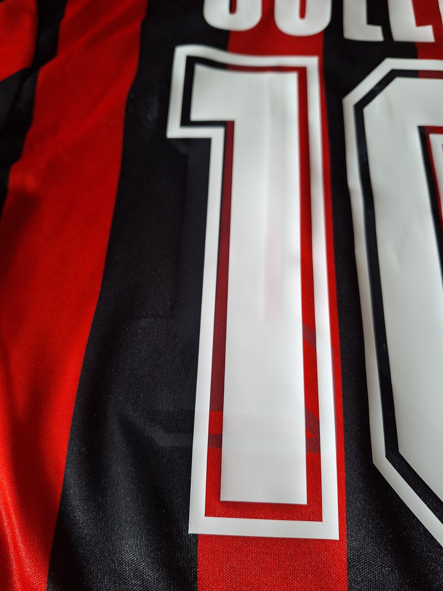 Tricou fotbal AC Milan 1990, Gullit 10, M