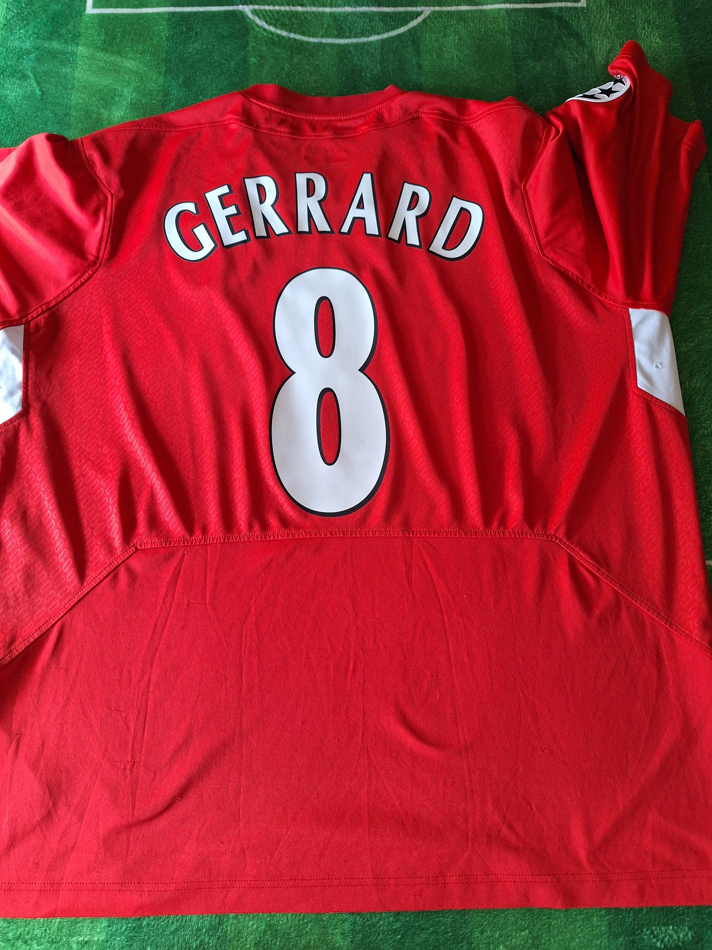 Tricou fotbal Liverpool 2005, Gerrard 8, 2XL