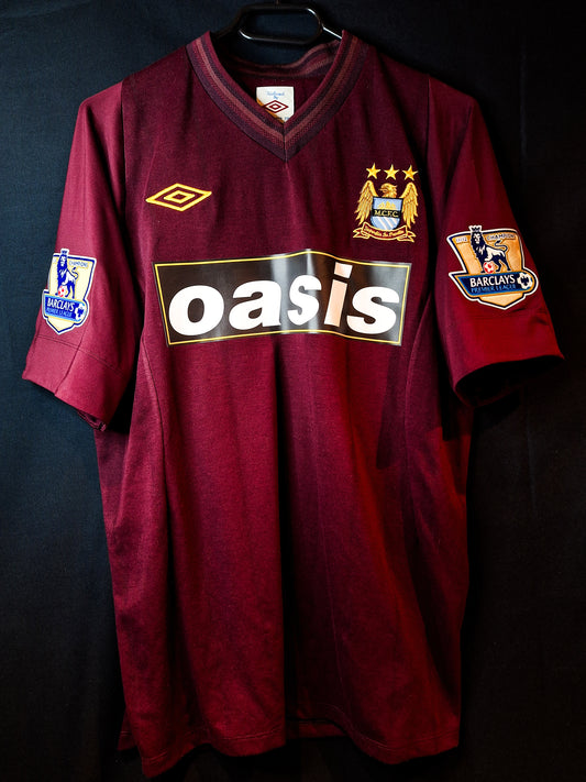 Tricou fotbal Manchester City Oasis 2012-2013, Kun Aguero 16, M