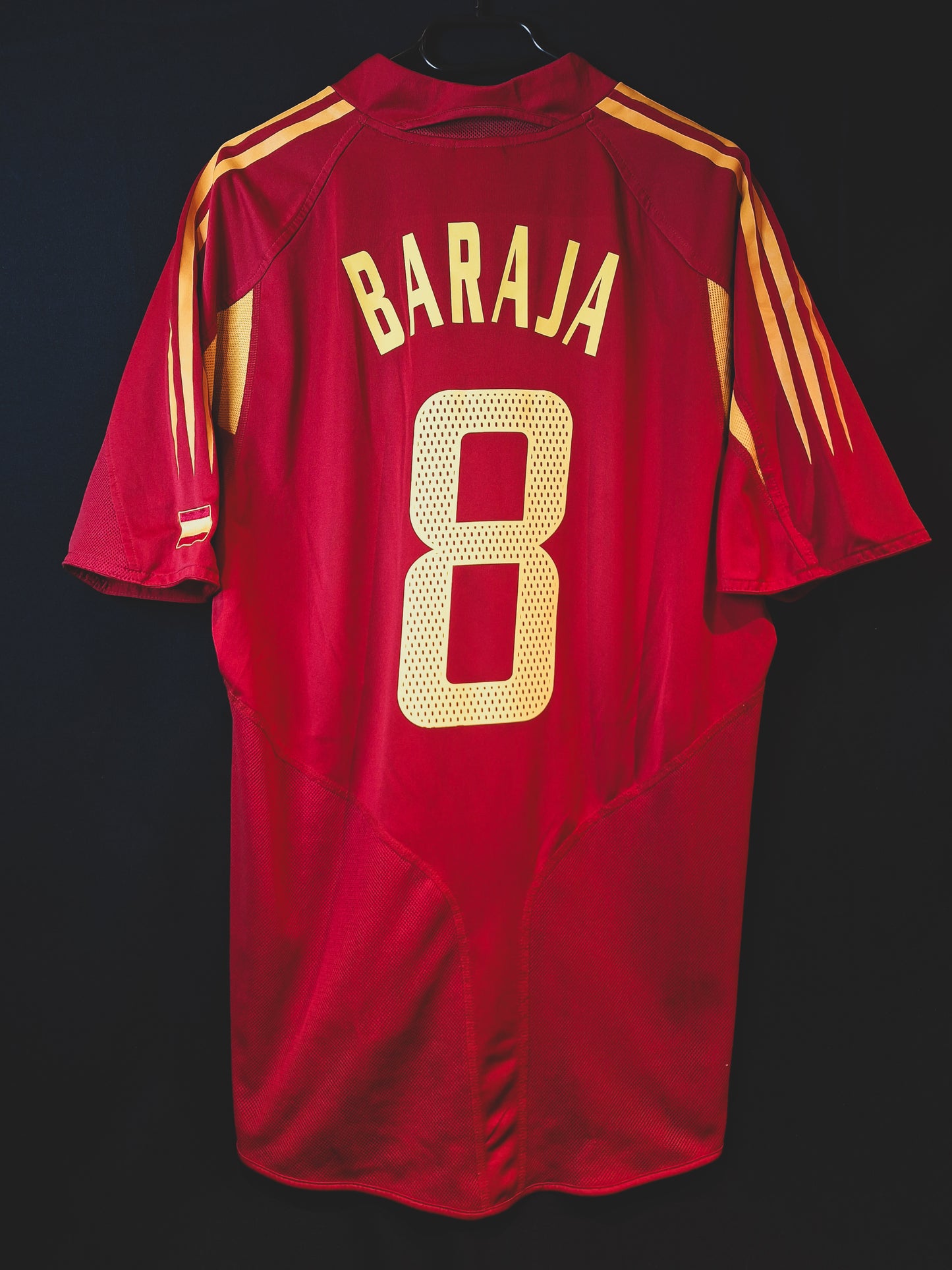 Tricou fotbal Spania 2004, Ruben Baraja, L