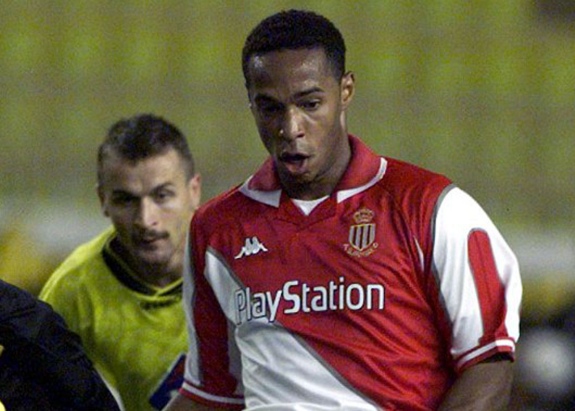 Tricou fotbal Monaco 1998, Henry 12, L