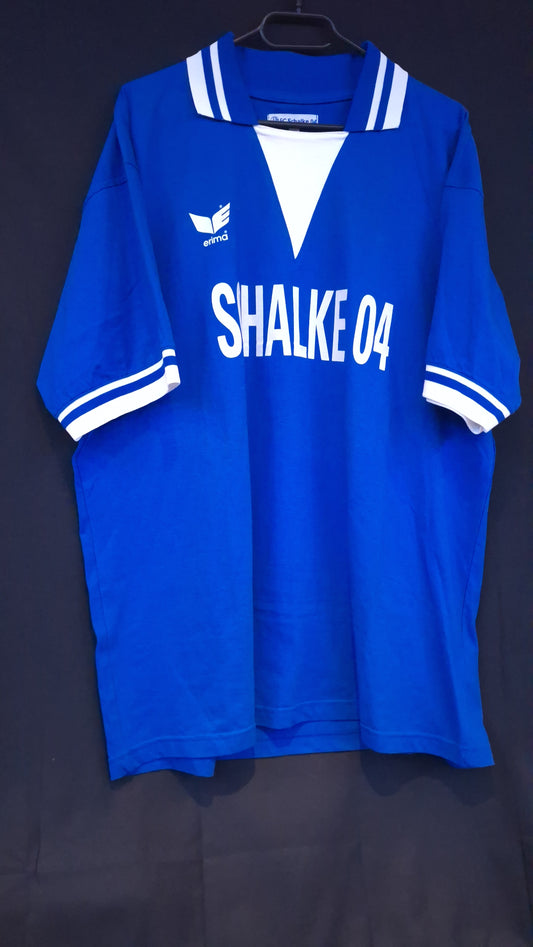 Tricou fotbal retro Schalke 04, XXL