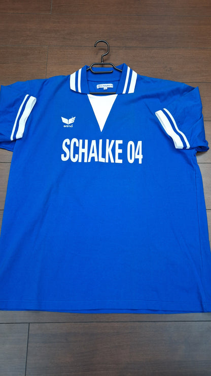 Tricou fotbal retro Schalke 04, XXL