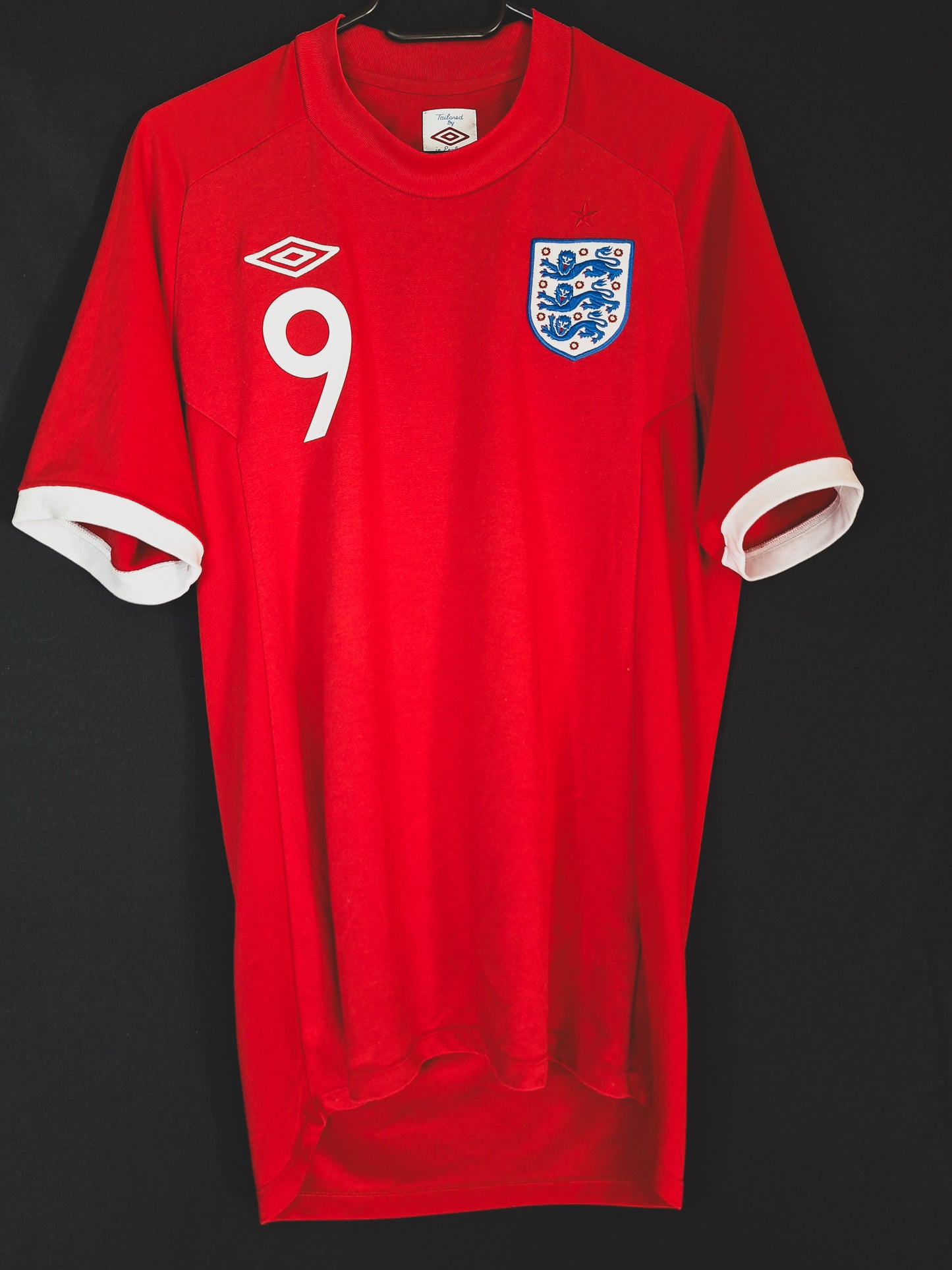 Tricou fotbal Anglia 2010, Crouch 9, M