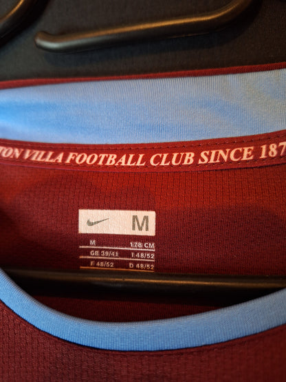 Tricou fotbal Aston Villa 2007-2008, player issue, Young 7, M