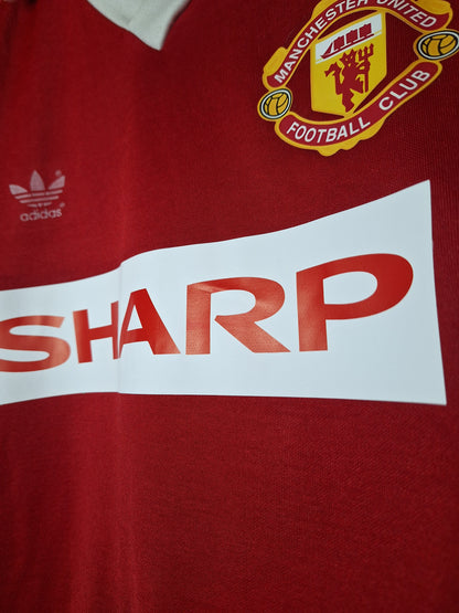Tricou fotbal retro concept, Manchester United, L