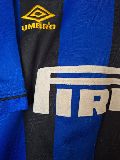 Tricou fotbal Inter Milan 1995-1996, M