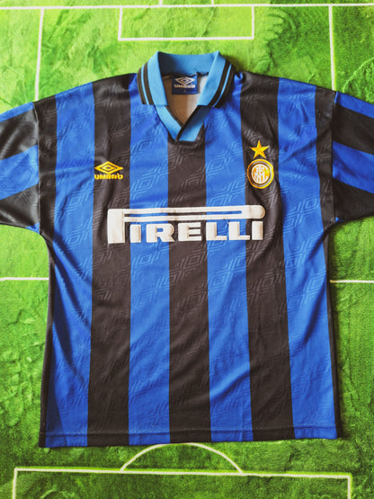 Tricou fotbal Inter Milan 1995-1996, M