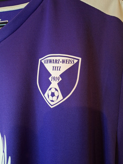 Tricou fotbal Schwarz-Weiss Titz