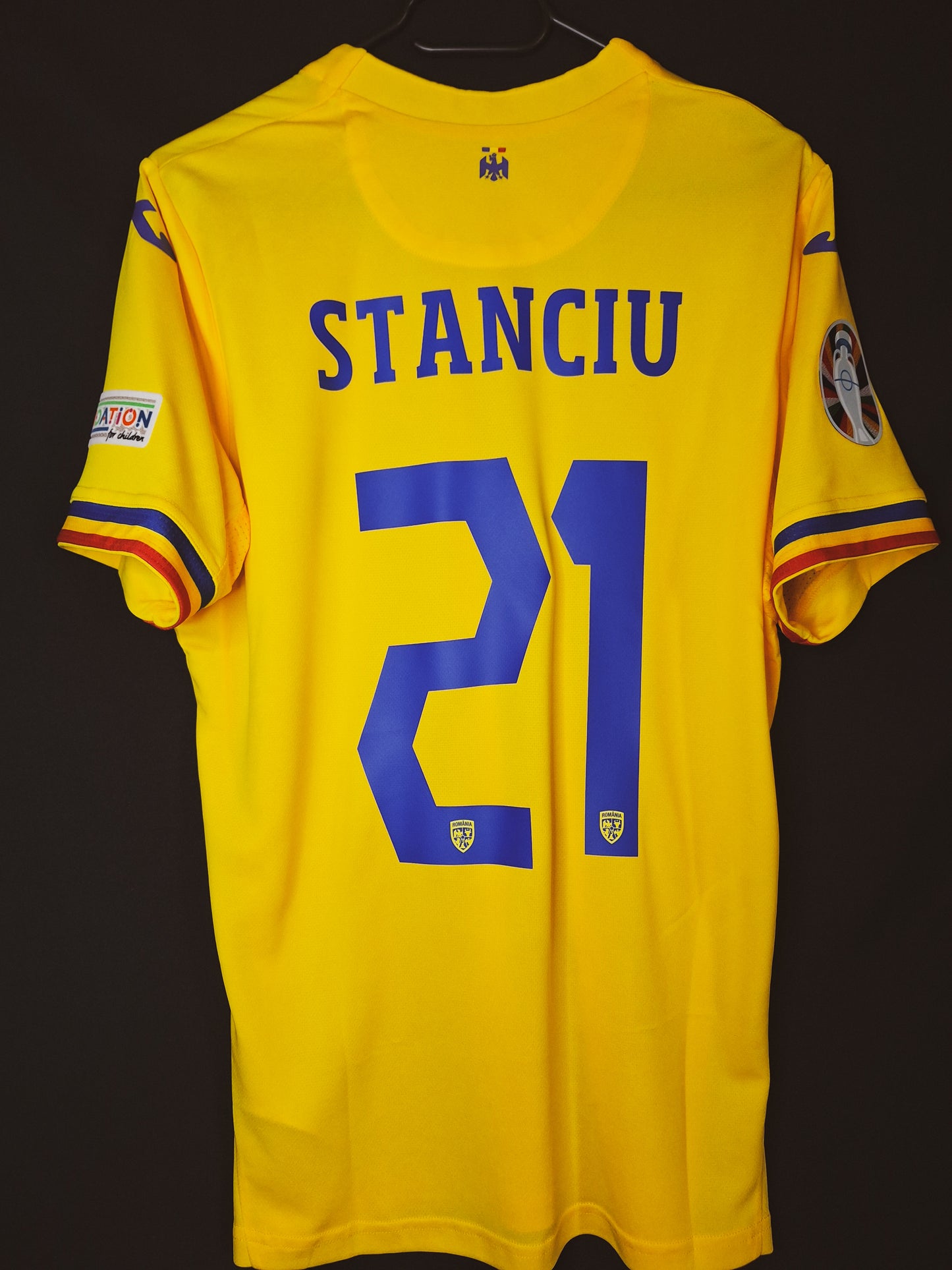 Tricou fotbal România Euro 2024, Stanciu 21, M/L