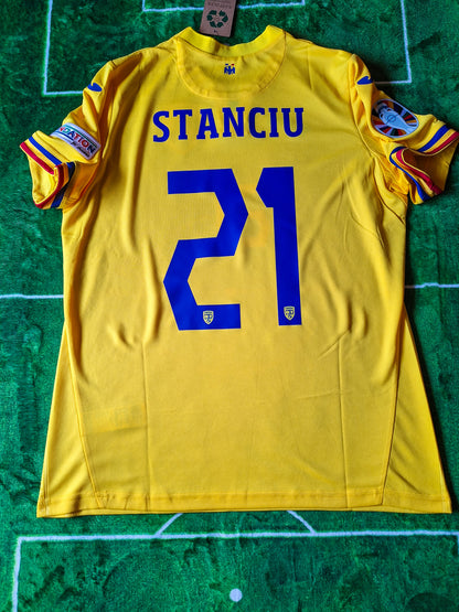 Tricou fotbal România Euro 2024, Stanciu 21, M/L