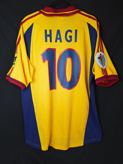 Tricou fotbal România 2000, Hagi 10, L/XL