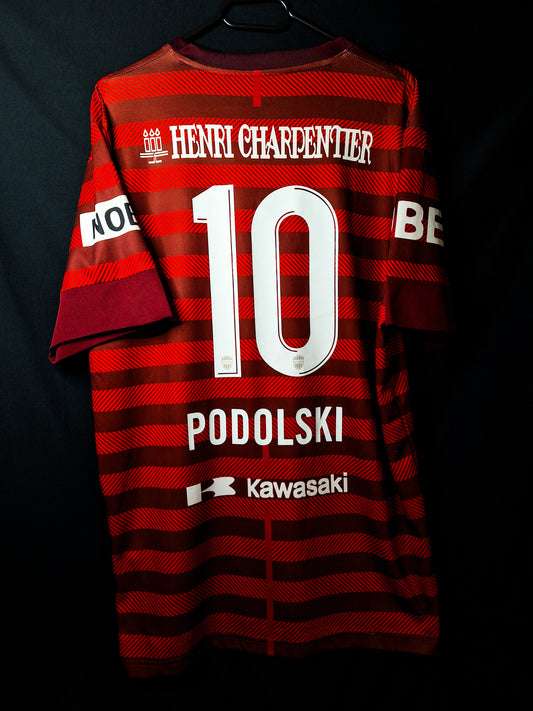 Tricou fotbal Vissel Kobe, Podolski 10, XL