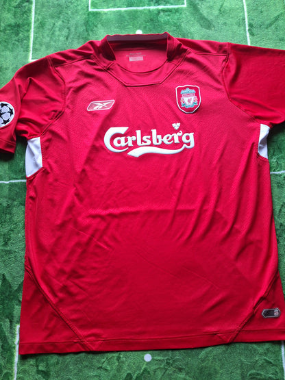 Tricou fotbal Liverpool 2005, Gerrard 8, XL