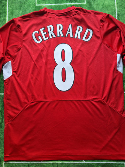 Tricou fotbal Liverpool 2005, Gerrard 8, XL