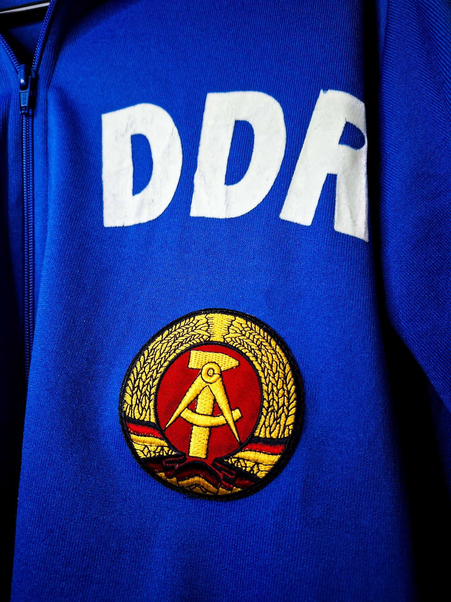 Jachetă fotbal retro, DDR - Germania Democrată, L