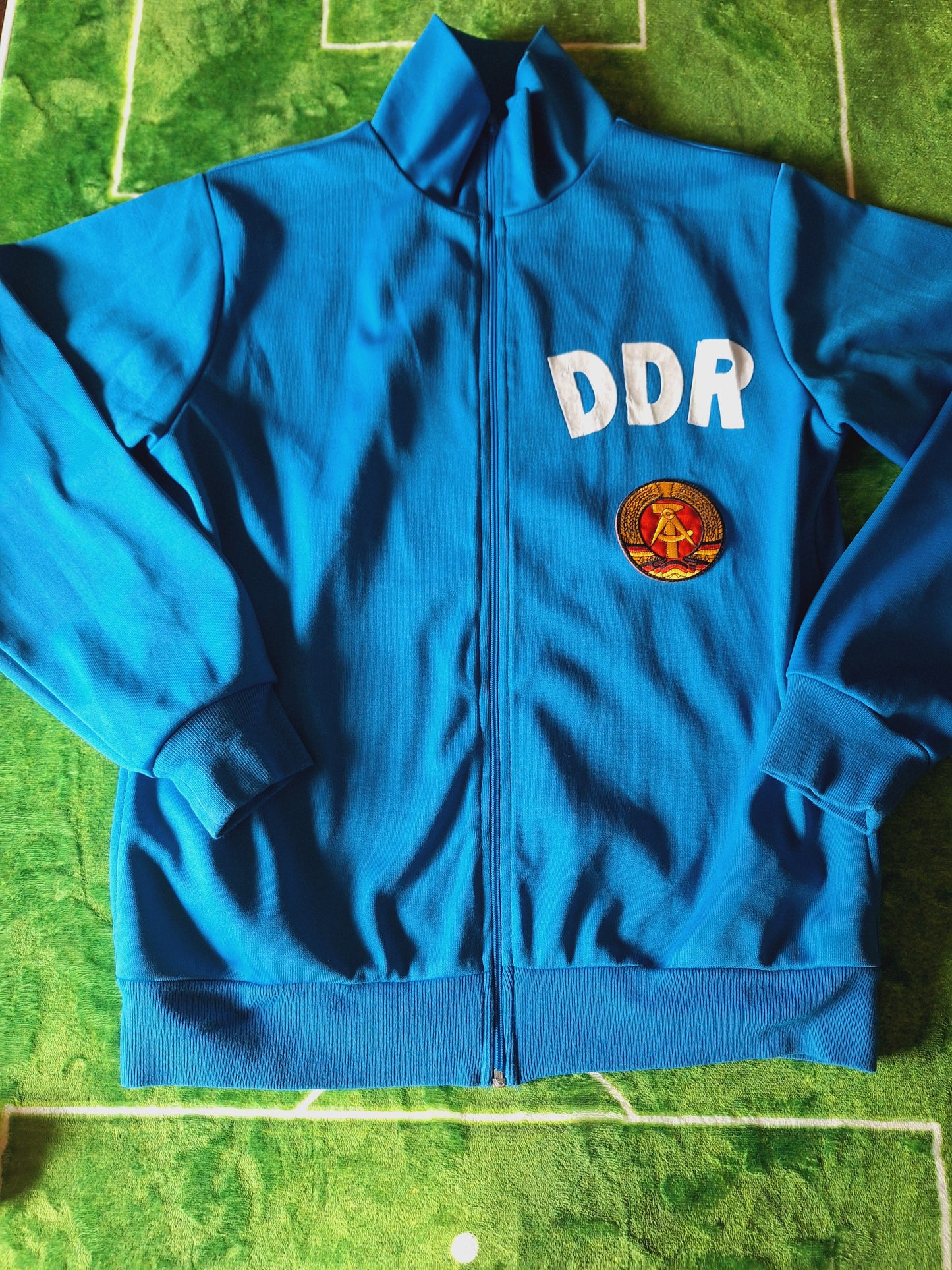 Jachetă fotbal retro, DDR - Germania Democrată, L