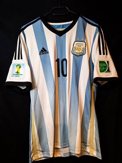 Tricou fotbal Argentina 2014, Messi 10, M